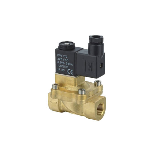 2V Serisi Akışkan Solenoid Valfı | 2/2 Yollu