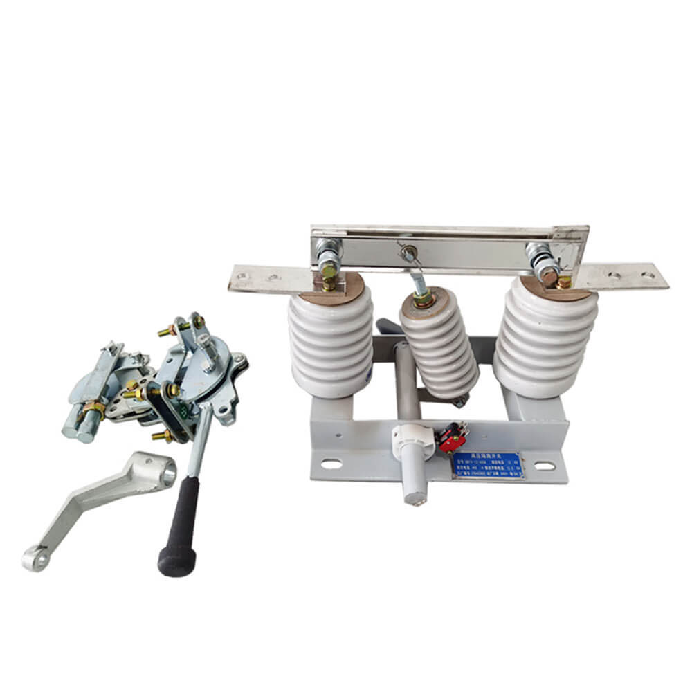GN19-12 12KV 400A AC/DC Çalışma mekanizması ile tek kutuplu izolasyon anahtarı 11kV Bağlantısı Anahtarı İzolatör