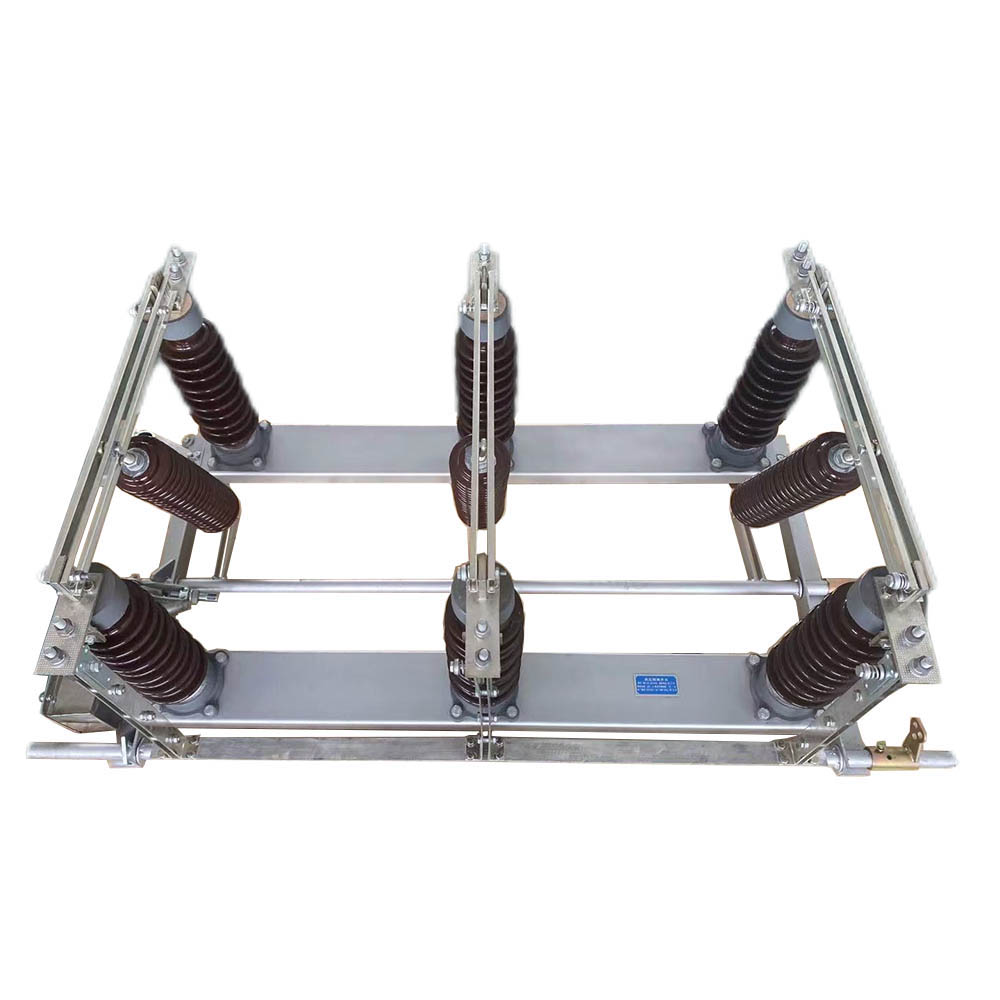 GW1 Tip 12kV 24kV 40.5kV Yüksek Voltajlı Açık Sütun İzolation Anahtar İzolatörü 33kV Toprak ile bağlantıyı kesme anahtarları