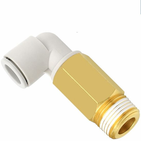 KQ2W Serisi Uzatılmış Erkek Dişli İtmeli Dirsek